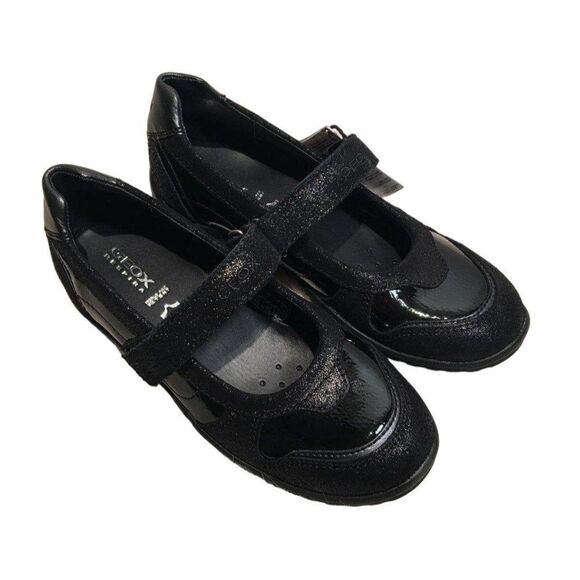 Geox J Shadow Shiny Suede Size 1 - Picture 1 of 5